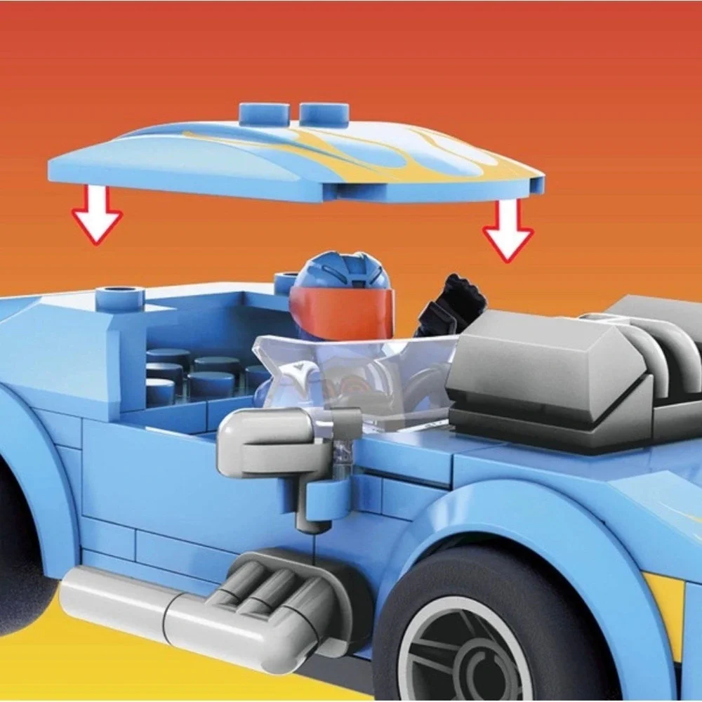 Mega Construx Hot Wheels Twinduction Hauler Pack Building Set 355 Pieces Ages 5+